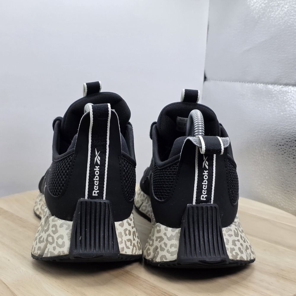 Women's Size 8.5 - Reebok Zig Dynamica GV8806 Black Print Casual Shoes‎ Sneakers - Picture 6 of 9
